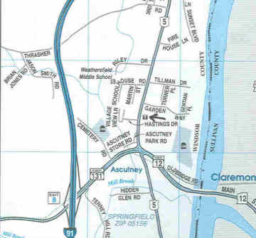 Ascutney Map